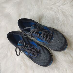 Brooks Mens Glycerin 18 Black/Blue Running Shoes S